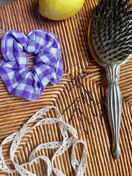 Chouchou Vichy Prune