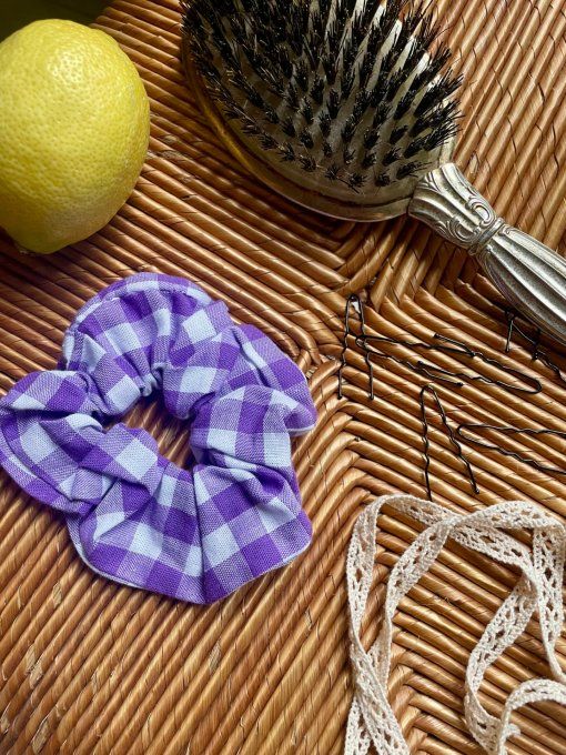 Chouchou Vichy Prune